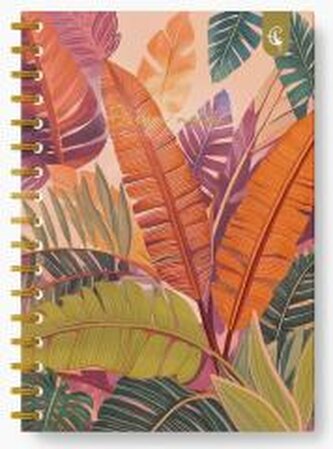 Kołonotatnik ozdobny B5/160K kratka Dżungla