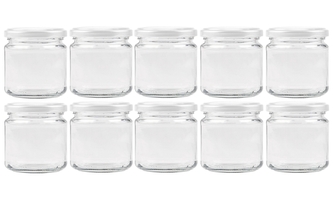 DuraHome Sklenice zavařovací 212ml s víčkem 66, 10ks