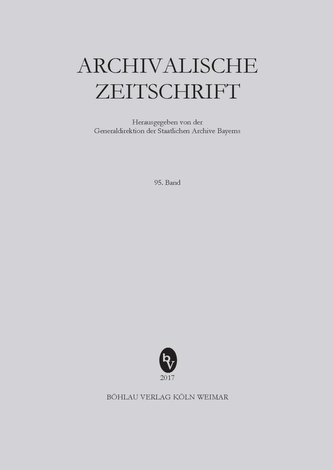 Archivalische Zeitschrift
