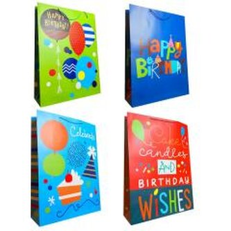 Torebka prezentowa dziecięca XXL szerokie dno mix Torebka prezentowa dziecięca XXL szerokie dno mix