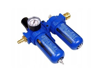 Regulátor tlaku s odlučovačem vody, přimazávačem oleje a manometrem, 1/2" MAR-POL