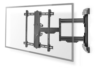 NEDIS nástěnný TV držák/ 37 - 80"/ nosnost 50 kg/ náklon 15°/ otočný 0 - 180°/ Full Motion/ ocel/ černý NEDIS nástěnný TV držák/ 37 - 80"/ nosnost 50 kg/ náklon 15°/ otočný 0 - 180°/ Full Motion/ ocel/ černý