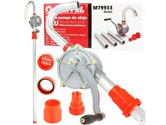Ruční pumpa/čerpadlo na olej a pohonné hmoty, hliníkové MAR-POL