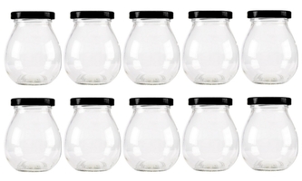 DuraHome Sklenice zavařovací 245ml s víčkem 58, 10ks