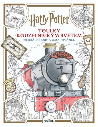 Harry Potter: Toulky kouzelnickým světem - oficiální kniha omalovánek