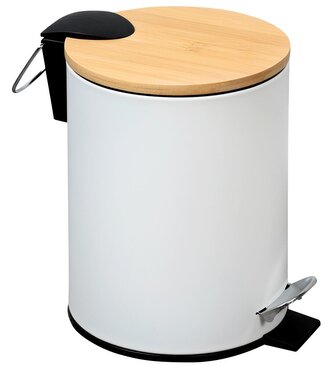Kosmetický koš s tichým zavíráním 3 l, bílý KESPER 90165 Kosmetický koš s tichým zavíráním 3 l, bílý KESPER 90165