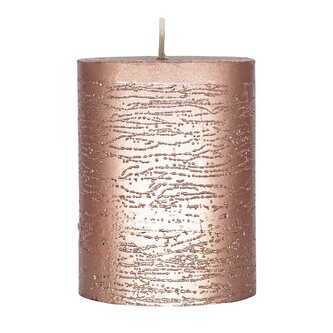 ARÔME Rustikální svíčka 7x10cm Metalická barva Hnědá (Copper)