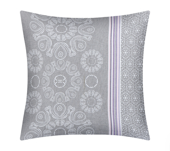 Povláček bavlněný - Šedá,Bílá - 40x40 cm