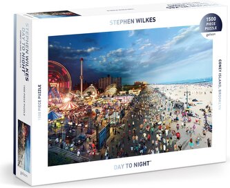 GALISON Puzzle Coney Island ve dne v noci 1500 dílků