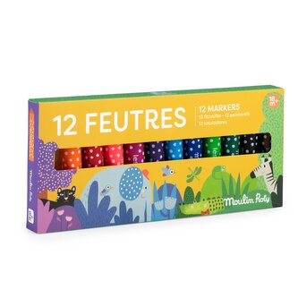 MOULIN ROTY Barevné fixy pro nejmenší