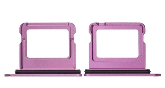 Šuplík SIM iPhone 16, 16 Plus Single SIM pink