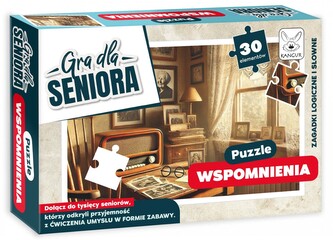 Gra dla Seniora. Puzzle Wspomnienia