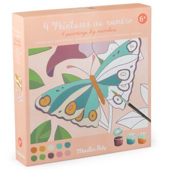 MOULIN ROTY Malování podle čísel Les Rosalies