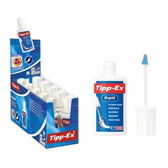 Korektor w butelce Tipp-Ex Rapid 20 ml pudełko 10 szt.
