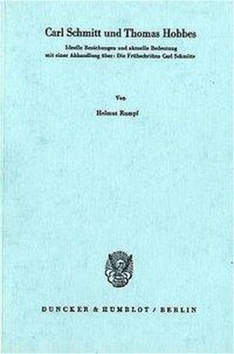 Carl Schmitt und Thomas Hobbes