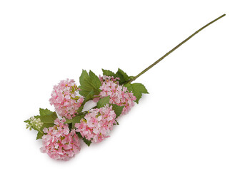 Umělá kytice kalina - 1 ks - 2 růžová