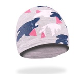 Bavlněná čepička YO ! Izabela - sv. šedá; 116 (5-6r); šedá