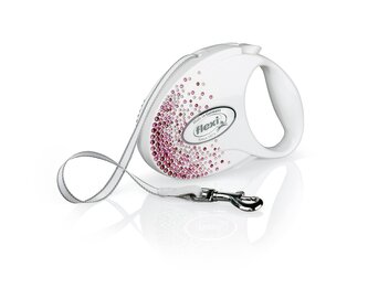 Flexi Vodítko Glam Splash M pásek 5m Pink