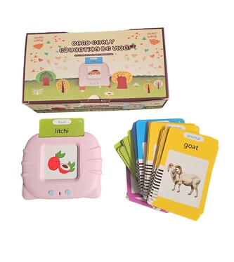 Leventi Mluvící Flash karty,Flash karty Rané vzdělávání-Růžový (AJ)