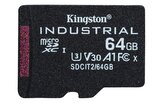 Kingston MicroSDXC karta 64GB microSDXC Industrial C10 A1 pSLC Card Single Pack