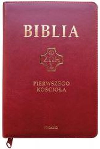 Biblia pierwszego Kościoła z paginat. suwak burgun