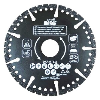 MAGG Profi - Diamantový kotouč TURBO SPECIAL 115x22,2mm