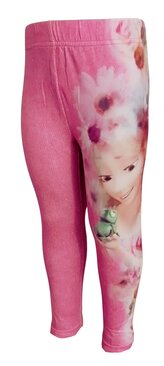 Dívčí legíny PRINCEZNY elastické, růžová, velikost: 104/110