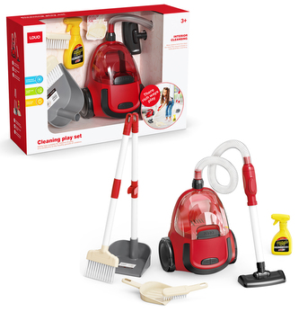 Dětský podlahový vysavač na baterie s příslušenstvím
