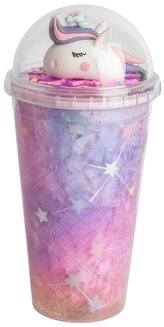 Kelímek s víčkem a brčkem Jednorožec 480ml - více variant