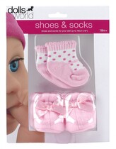 Dolls World - Boty a ponožky 2 druhy