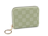 Dámská / dívčí peněženka 9x11 cm - 1 ks - 4 zelená sv.
