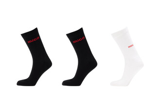 3PACK ponožky HUGO vysoké vícebarevné (50546351 960) L