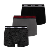3PACK pánské boxerky HUGO vícebarevné (50545668 960) XL