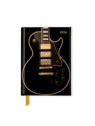 Black Gibson Guitar - Schwarze Gibson Gitarre - Taschenkalender 2026