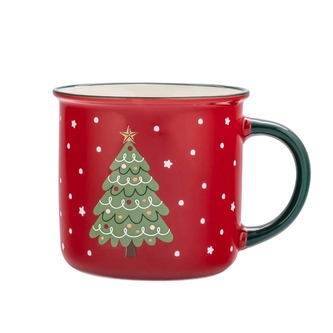 Hrnek porcelán 400ml dek.vánoční stromeček
