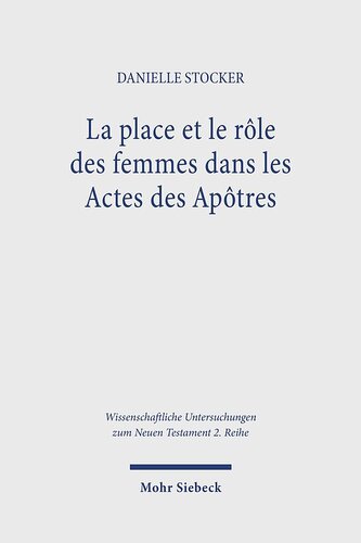 La place et le rôle des femmes dans les Actes des Apôtres