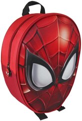 Dětský batoh s 3D povrchem Marvel: Spiderman (objem 8 litrů|25 x 31 x 10 cm) červený polyester
