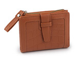 Dámská peněženka 9x11,5 cm - 1 ks - 4 hnědá koňak