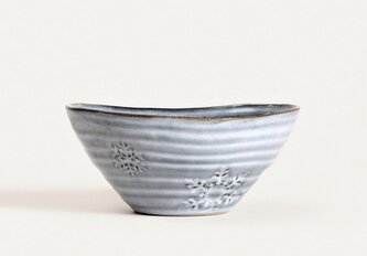 Hluboký talíř BLUNITE | zimní vzor modrý | 15 cm | 759826