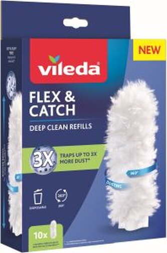 Vileda Flex & Catch náhrada k prachovce 10 ks Vileda Flex & Catch náhrada k prachovce 10 ks
