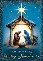 Karnet B6 3D Boże Narodzenie