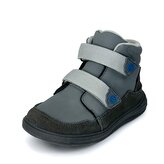 Dětské celoroční barefoot boty Bugga NUVA Dark Grey B00198-09 - 33