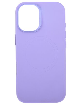 Pouzdro Leather Frame s podporou MagSafe iPhone 17 - fialové