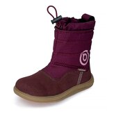 Dívčí zimní barefoot boty s membránou Bugga RUBA Fuchsia B00197-07 - 30