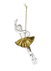 SANTA LILA Zawieszka bombka 5,5x2x14,2 cm baletnica