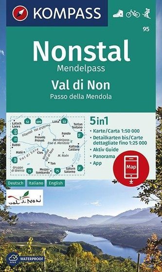 KV WK 95 Nonstal, Val di Non 1:50 000