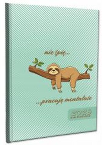 Kalendarz 2026 A5 tygodniowy notatka Leniwiec 2