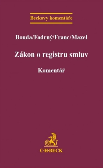 Zákon o registru smluv. Komentář