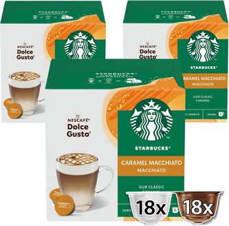 Starbucks Nescafé Dolce Gusto Caramel Macchiato 36 kapslí (18 porcí)