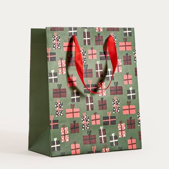 Dárková taška | Cymka | dárky zelené | 19x23x10 cm | 759956